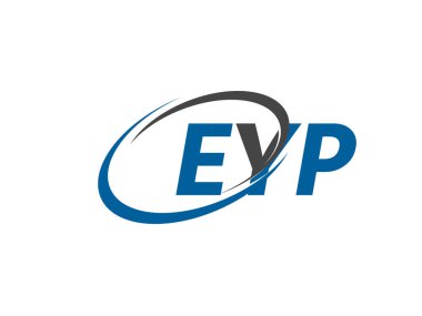 EYP yaratıcı logo tasarımı vektör çizimi