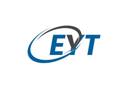 EYT yaratıcı logo tasarımı vektör çizimi