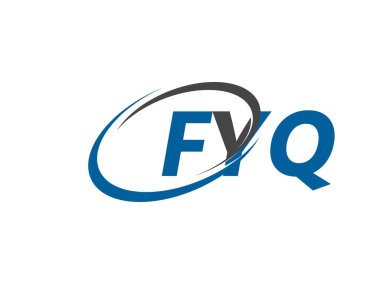 FYQ yaratıcı logo tasarımı vektör çizimi