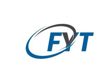 FYT yaratıcı logo tasarımı vektör çizimi