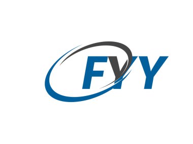 FYY yaratıcı logo tasarımı vektör çizimi