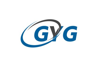 GYG yaratıcı logo tasarımı vektör çizimi