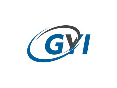 GYI yaratıcı logo tasarımı vektör çizimi