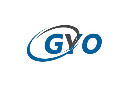 GYO yaratıcı logo tasarımı vektör çizimi