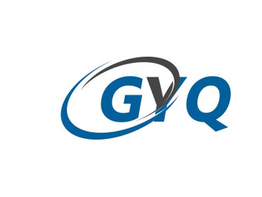 GYQ yaratıcı logo tasarımı vektör çizimi
