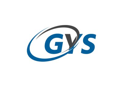 GYS yaratıcı logo tasarımı vektör çizimi
