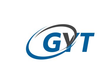 GYT yaratıcı logo tasarımı vektör çizimi