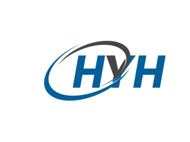 HYH yaratıcı logo tasarımı vektör çizimi