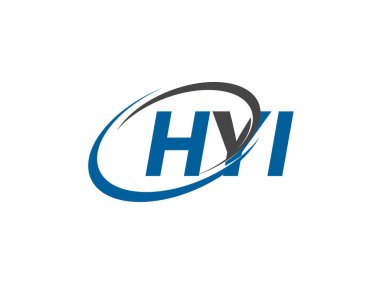 HYI yaratıcı logo tasarımı vektör çizimi