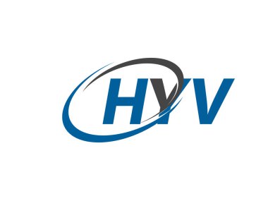 HYV yaratıcı logo tasarımı vektör çizimi