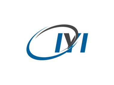 IYI yaratıcı logo tasarımı vektör çizimi