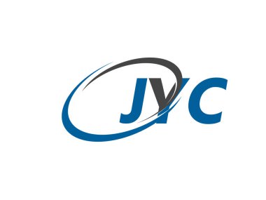 JYC yaratıcı logo tasarımı vektör çizimi