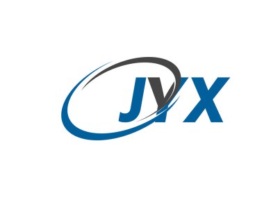 JYX yaratıcı logo tasarımı vektör çizimi