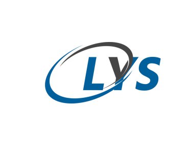 LYS yaratıcı logo tasarımı vektör çizimi