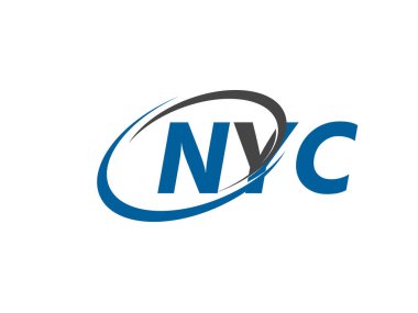 NYC yaratıcı logo tasarımı vektör çizimi