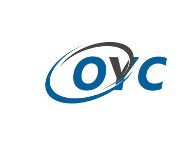 OYC yaratıcı logo tasarımı vektör çizimi