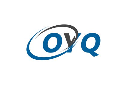 OYQ yaratıcı logo tasarımı vektör çizimi