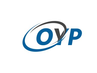 OYP yaratıcı logo tasarımı vektör çizimi