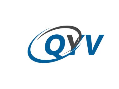 QYV yaratıcı logo tasarımı vektör çizimi