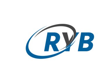 RYB yaratıcı logo tasarımı vektör çizimi