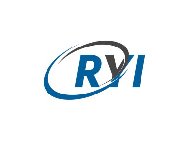 RYI yaratıcı logo tasarımı vektör çizimi