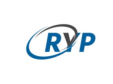 RYP yaratıcı logo tasarımı vektör çizimi
