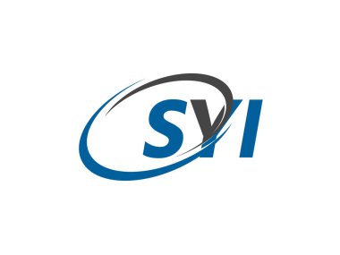 SYI yaratıcı logo tasarımı vektör çizimi