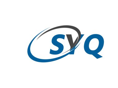 SYQ yaratıcı logo tasarımı vektör çizimi