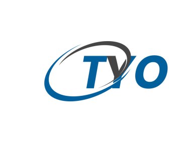 TYO yaratıcı logo tasarımı vektör çizimi