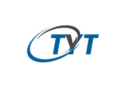 TYT yaratıcı logo tasarımı vektör çizimi