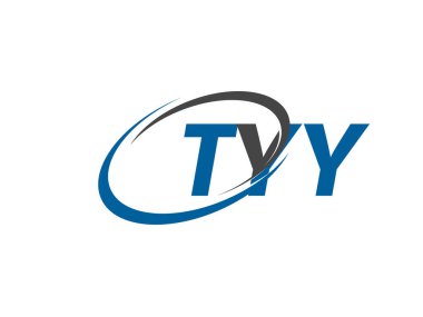 TYY yaratıcı logo tasarımı vektör çizimi
