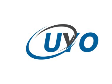 UYO yaratıcı logo tasarımı vektör çizimi