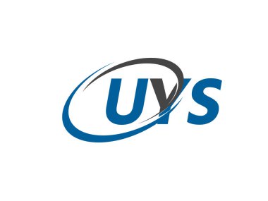 UYS yaratıcı logo tasarımı vektör çizimi