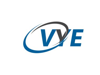 VYE yaratıcı logo tasarımı vektör çizimi