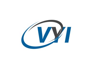 VYI yaratıcı logo tasarımı vektör çizimi