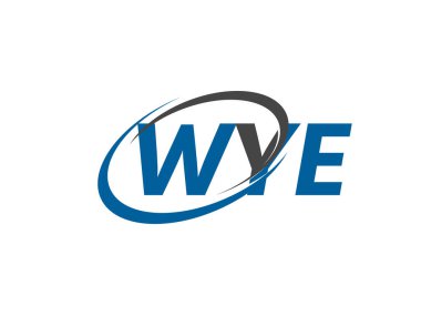 WYE yaratıcı logo tasarımı vektör çizimi