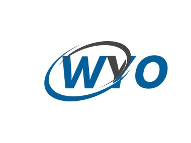 WYO yaratıcı logo tasarımı vektör çizimi