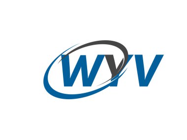 WYV yaratıcı logo tasarımı vektör çizimi
