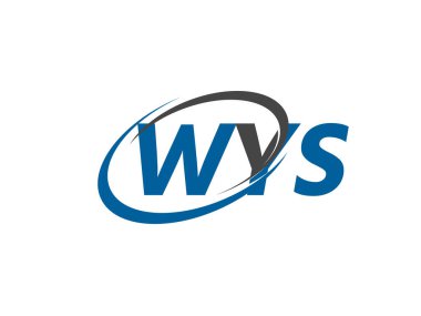 WYS yaratıcı logo tasarımı vektör çizimi
