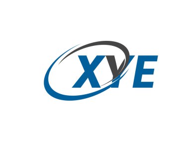 XYE yaratıcı logo tasarımı vektör çizimi
