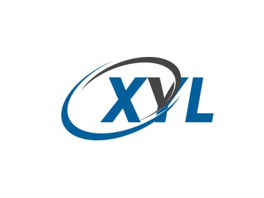 XYL yaratıcı logo tasarımı vektör çizimi