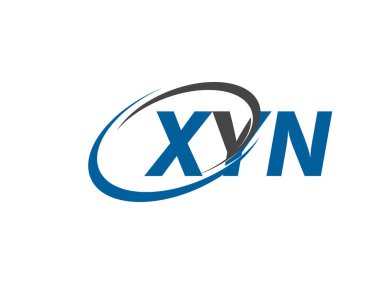 XYN yaratıcı logo tasarımı vektör çizimi