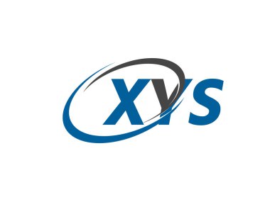 XYS yaratıcı logo tasarımı vektör çizimi