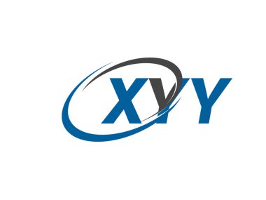 XYY yaratıcı logo tasarımı vektör çizimi