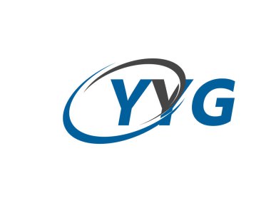 YYG yaratıcı logo tasarımı vektör çizimi