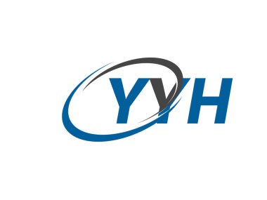 YYH yaratıcı logo tasarımı vektör çizimi
