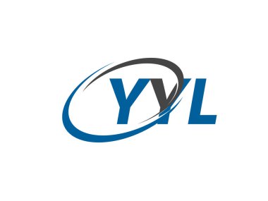 YYL yaratıcı logo tasarımı vektör çizimi