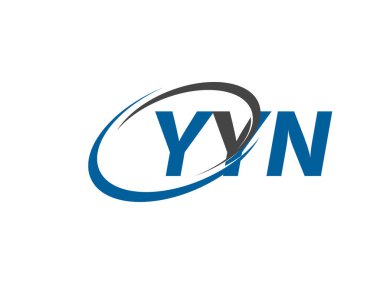 YYN yaratıcı logo tasarımı vektör çizimi