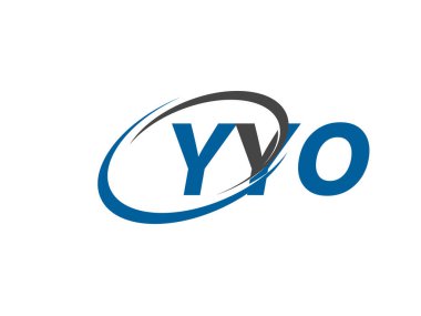 YYO yaratıcı logo tasarımı vektör çizimi
