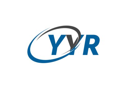 YYR yaratıcı logo tasarımı vektör çizimi